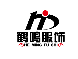 何錦江的鶴鳴服飾皮具logologo設(shè)計