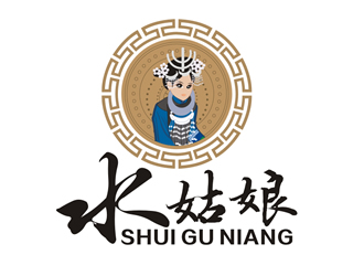 水姑娘(人物卡通LOGO設(shè)計(jì)）logo設(shè)計(jì)