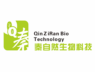 AR科技核心～雪狐設(shè)計(jì)的秦自然生物科技 QinＺiRan BioTechnologylogo設(shè)計(jì)