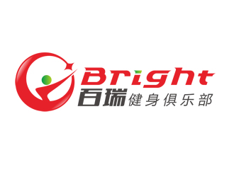 廖燕峰的百瑞 Bright 健身俱樂部logo設(shè)計