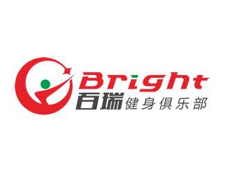 廖燕峰的百瑞 Bright 健身俱樂部logo設(shè)計