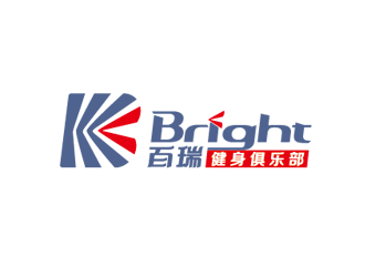 周國強(qiáng)的百瑞 Bright 健身俱樂部logo設(shè)計