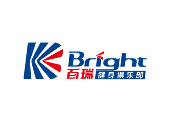 周國強(qiáng)的百瑞 Bright 健身俱樂部logo設(shè)計