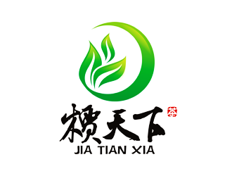 譚家強的槚天下茶館茶莊logo設(shè)計