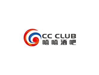 周金進的嘻嘻酒吧，，，英文用CC CLUBlogo設(shè)計