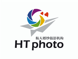 張曉明的航天婚紗攝影機(jī)構(gòu)/HTphotologo設(shè)計(jì)