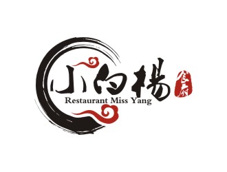 李泉輝的Restaurant Miss Yang 小白楊食府logo設(shè)計(jì)