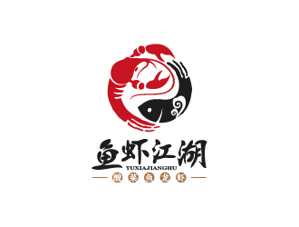 魚蝦江湖logo設(shè)計(jì)