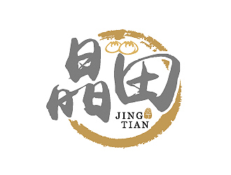 彭波的晶田粵菜餐廳標(biāo)志logo設(shè)計