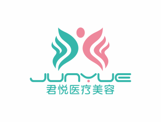 何嘉健的君悅醫(yī)療美容美體logo設(shè)計(jì)