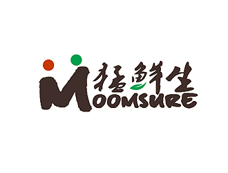 猛鮮生moonsurelogo設(shè)計