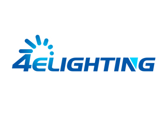 余亮亮的4elighting/科藝照明logo設(shè)計