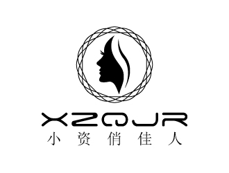 張俊的小資俏佳人護膚品標志設計logo設計