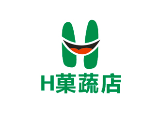 盛銘的H菓蔬店logo設(shè)計(jì)