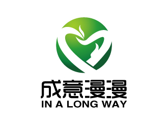 張俊的成意漫漫電商平臺標志設計logo設計