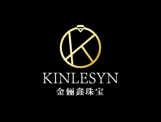 連杰的Kinlesyn 金儷鑫logo設(shè)計