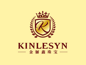 鐘炬的Kinlesyn 金儷鑫logo設(shè)計