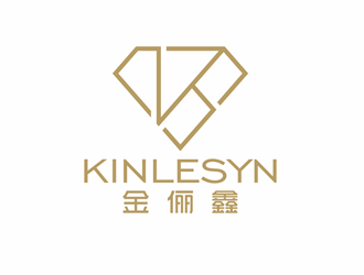 唐國強的Kinlesyn 金儷鑫logo設(shè)計