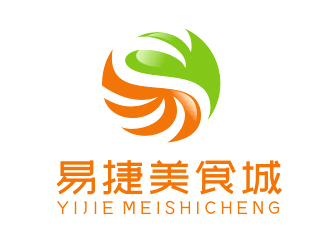 李杰的易捷美食城logo設計