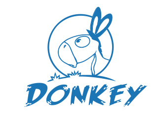 向正軍的Donkey 手繪線條logologo設(shè)計(jì)