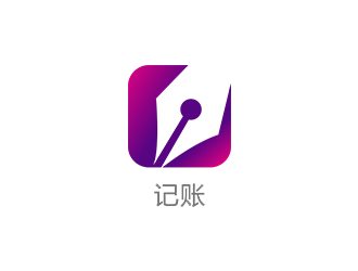 鄭錦尚的記賬logo設(shè)計