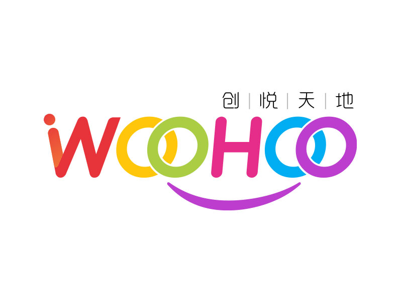 中文名：創(chuàng)悅天地    ；  英文名：WOOHOOlogo設(shè)計