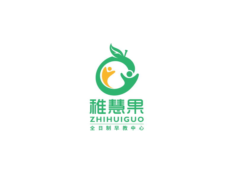 稚慧果logo設計