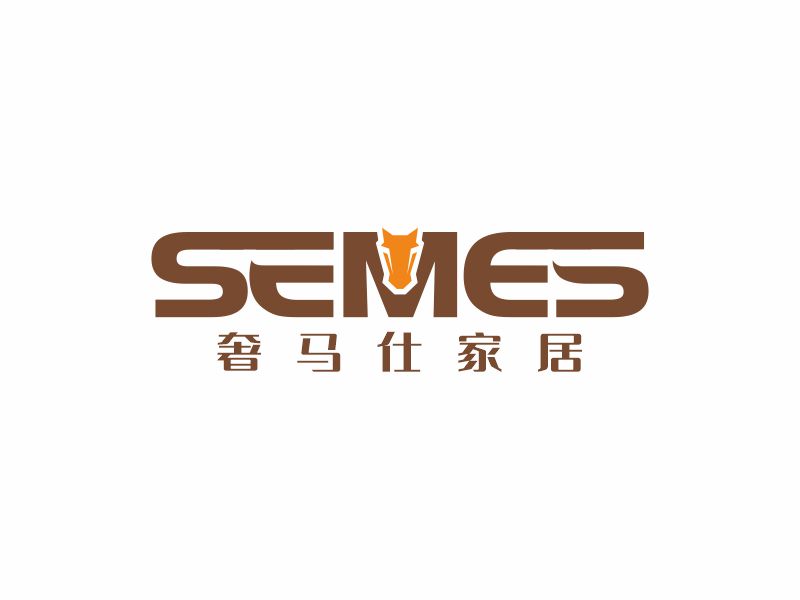 何嘉健的SEMES奢馬仕家居logo設計