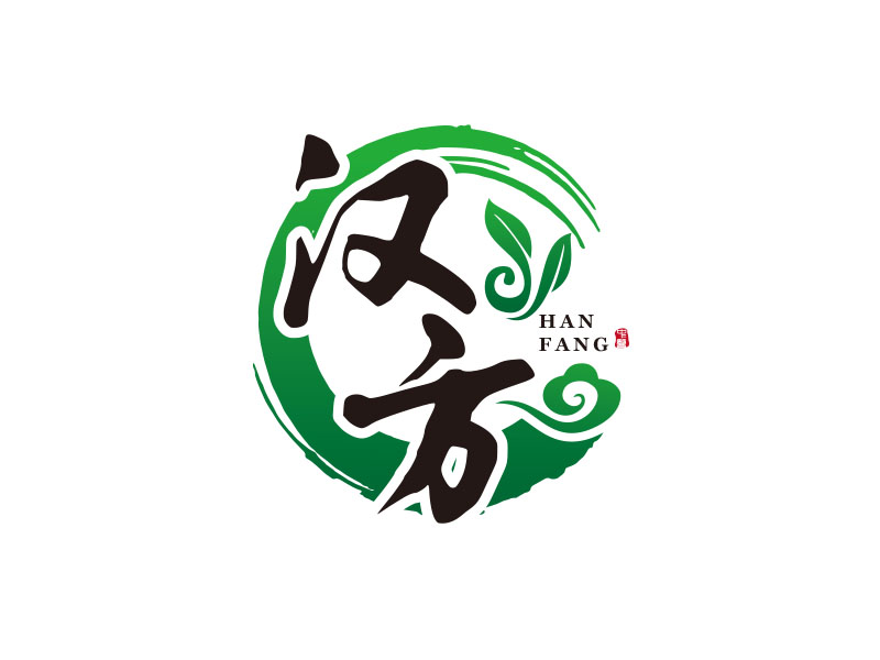 朱紅娟的HANFANG漢方logo設(shè)計(jì)