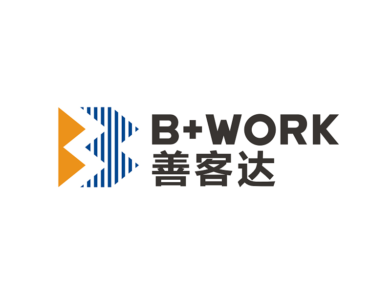 吳世昌的B+WORK  善客達(dá)logo設(shè)計(jì)