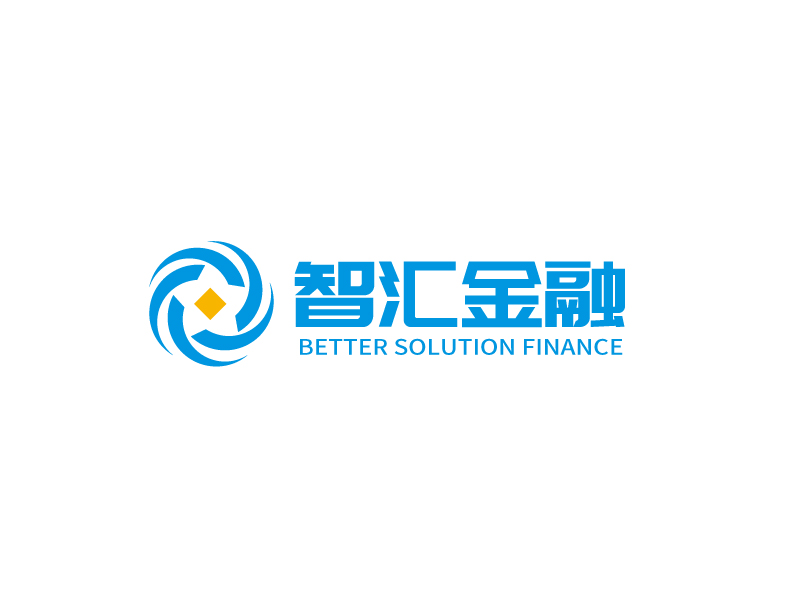 張俊的智匯金融 better solution financelogo設(shè)計(jì)