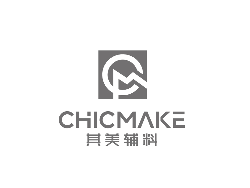 張俊的其美輔料CHICMAKElogo設計