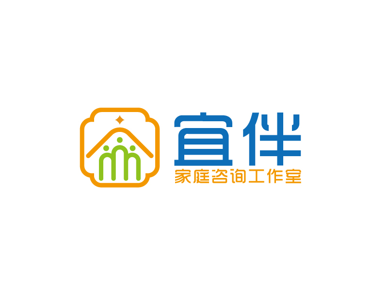 張俊的宜伴家庭咨詢工作室logo設(shè)計