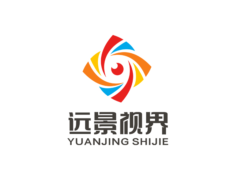 李杰的北京遠景視界文化傳媒有限公司logo設計