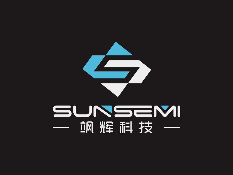 何嘉健的Sunsemi/颯輝科技(蘇州)有限公司logo設(shè)計(jì)