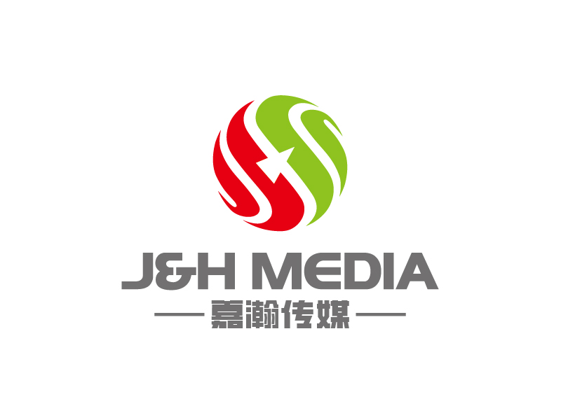 張俊的J&H Media 嘉瀚傳媒logo設(shè)計