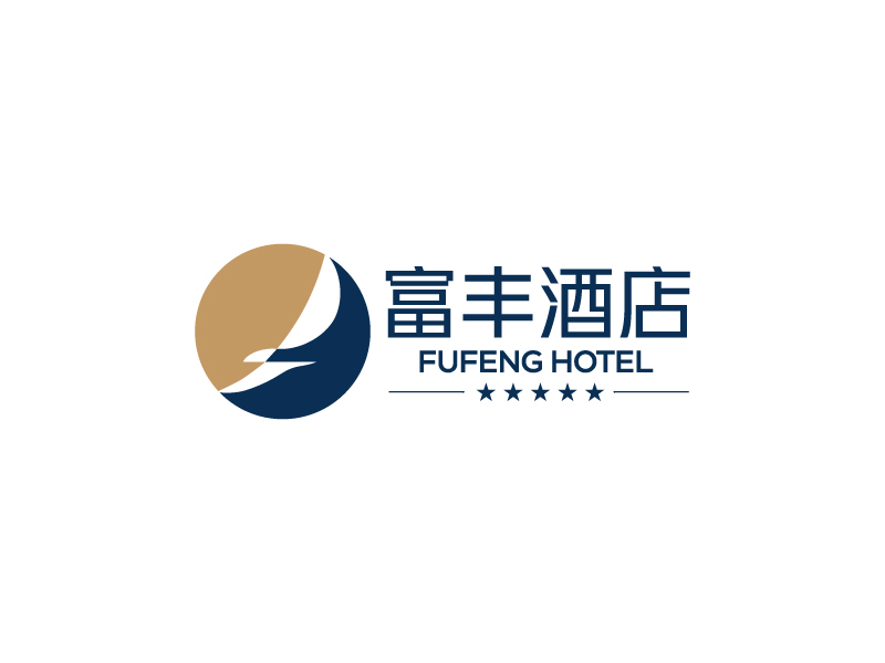 楊忠的黃山富豐酒店logo設計