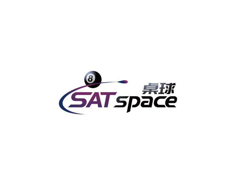 張俊的SAT  space  桌球logo設(shè)計(jì)